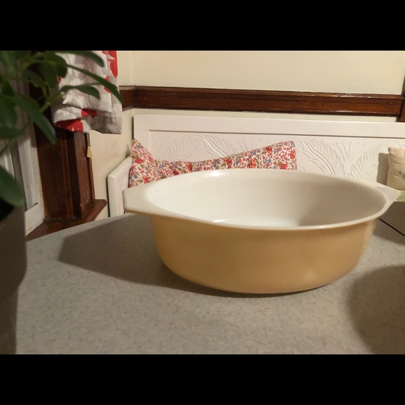 Rare vintage peach Pyrex baking dish - Picture 5 of 11